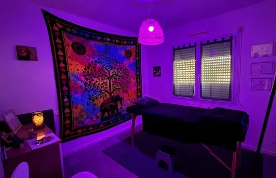 salle de soin - Reiki près de Cholet & Nantes photo de la salle de soin de energies-reiki.fr